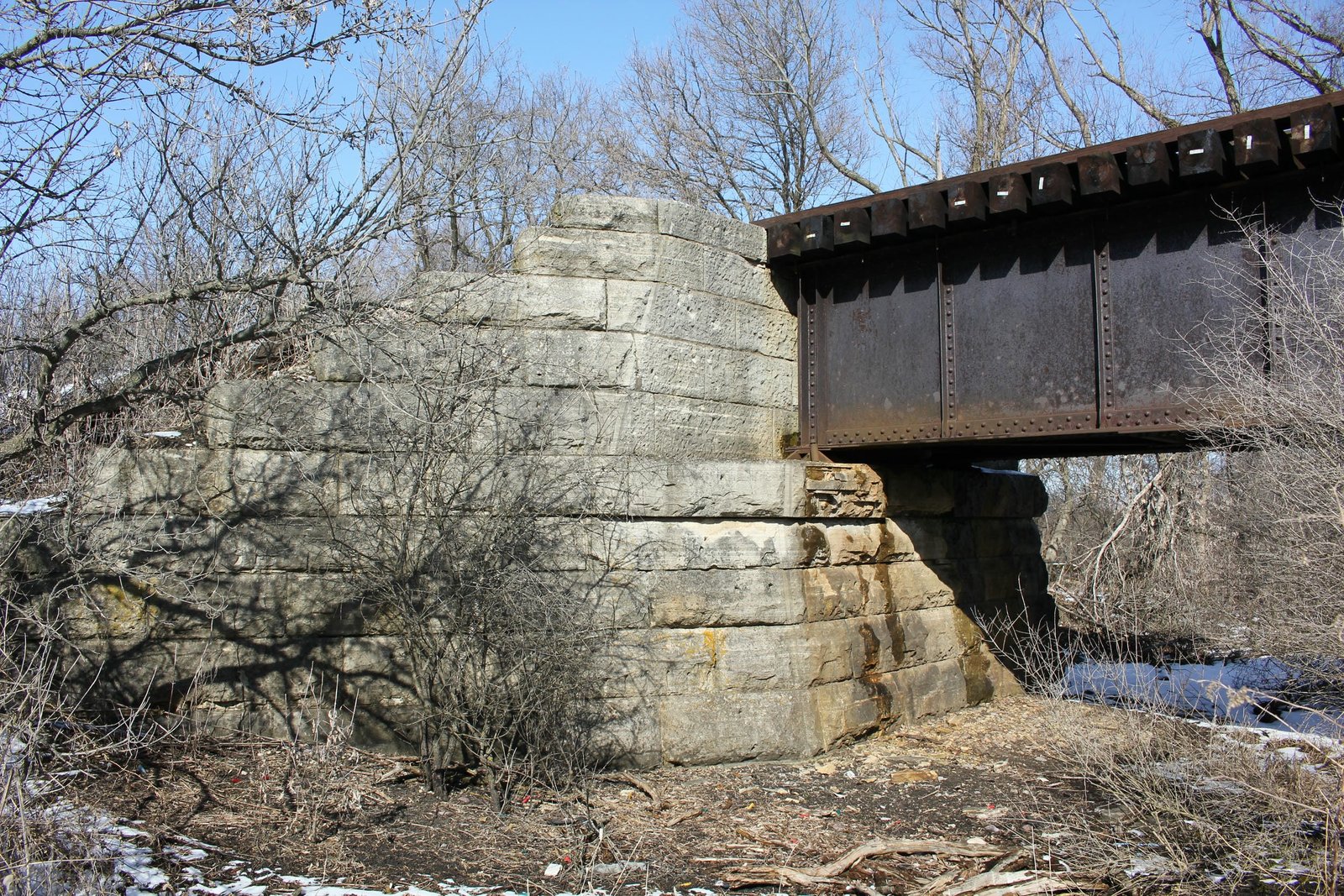 West abutment